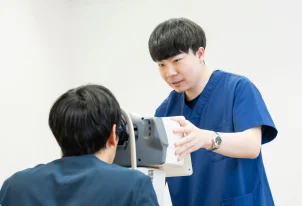 適応検査の様子