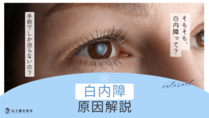 白内障の原因は？